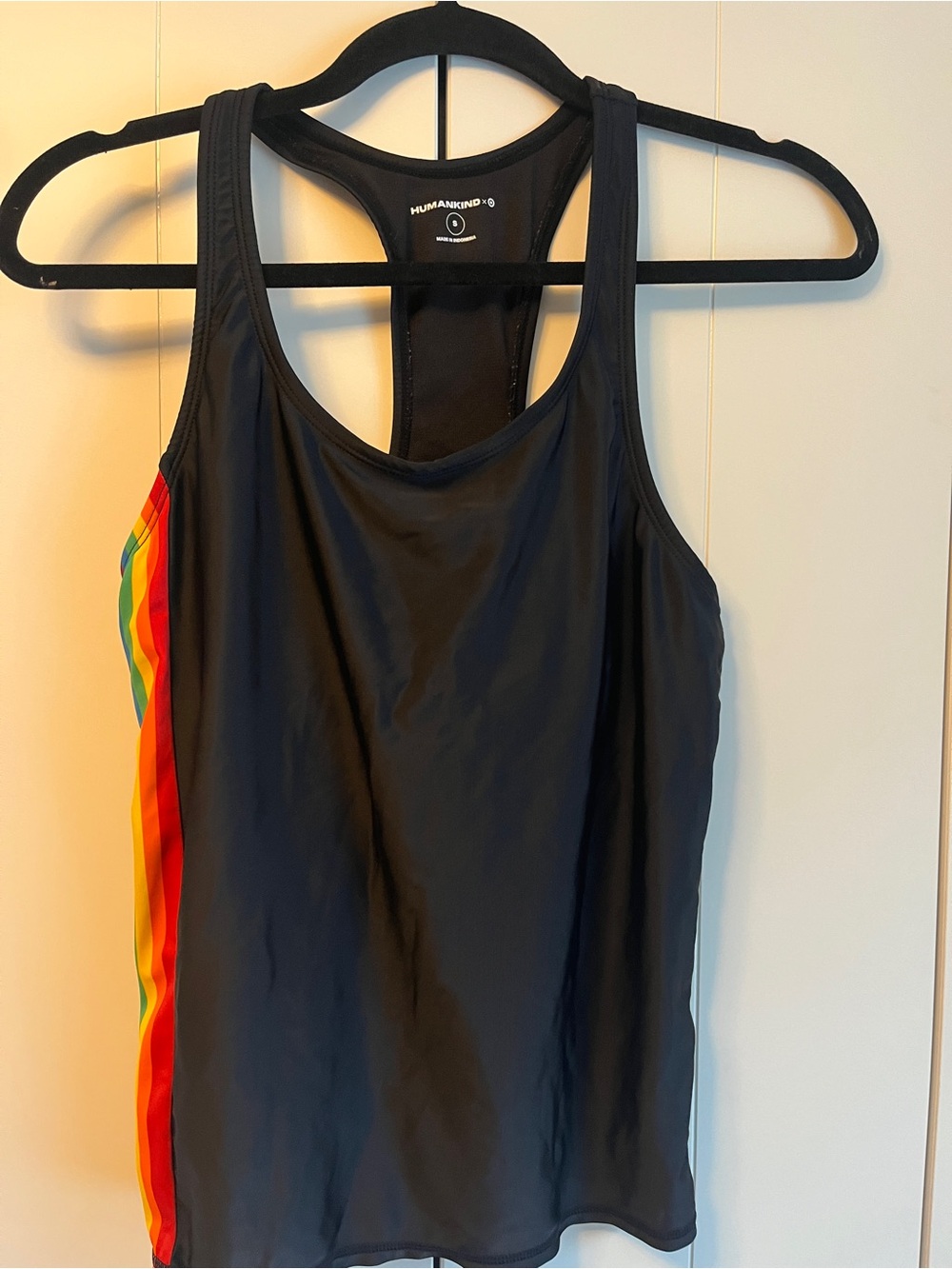 Humankind Target Collab Pride Swim Top Tankini Rainbow Inclusive LGBTQ Small